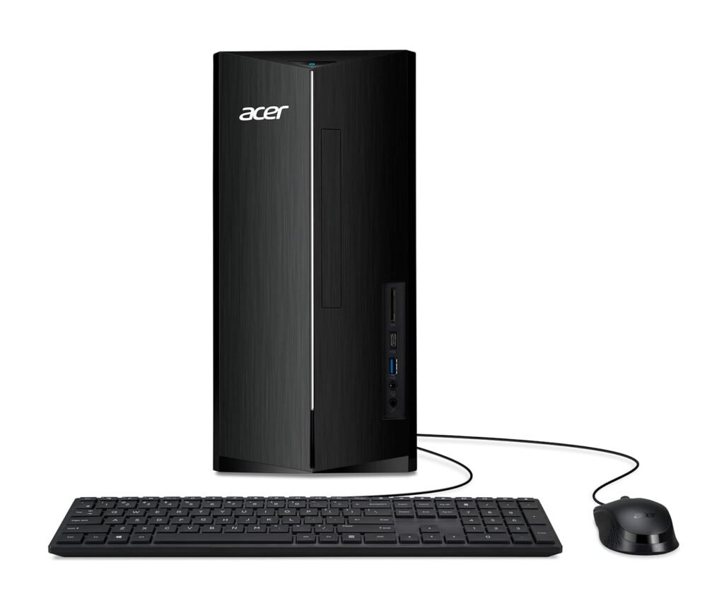 acer Aspire TC-1785-UA92 Desktop | Intel Core i5-14400 10-Core Processor | 8GB DDR5-5600 Memory | 512GB PCIe 4.0 NVMe SSD | SD Card Reader | Wi-Fi 6E | Windows 11 Home