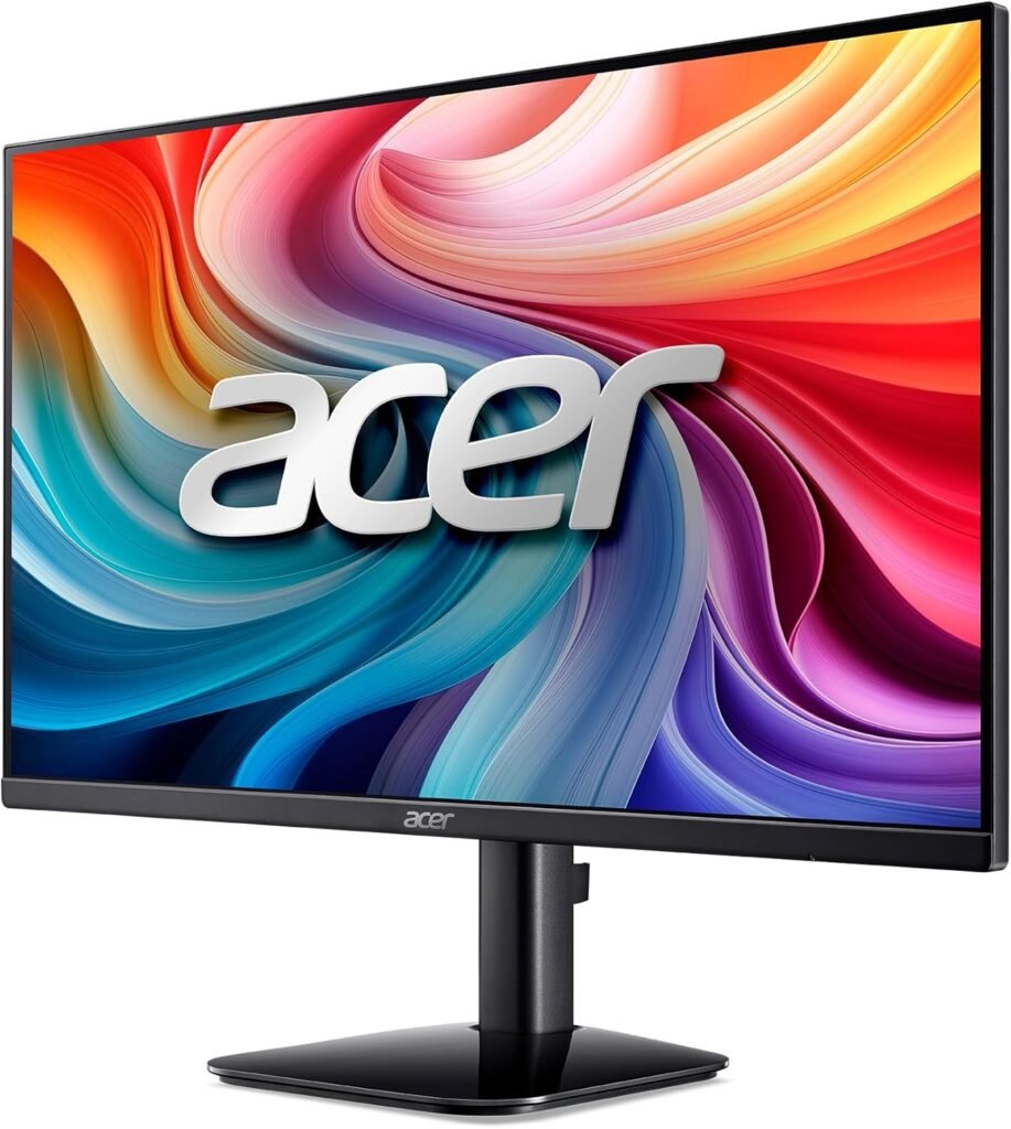 acer KB272 G0bi 27 IPS Full HD (1920 x 1080) Gaming Office Monitor | Adaptive-Sync Support (FreeSync Compatible) | Up to 120Hz Refresh | 1ms (VRB) | sRGB 99% | Tilt | HDMI  VGA Ports