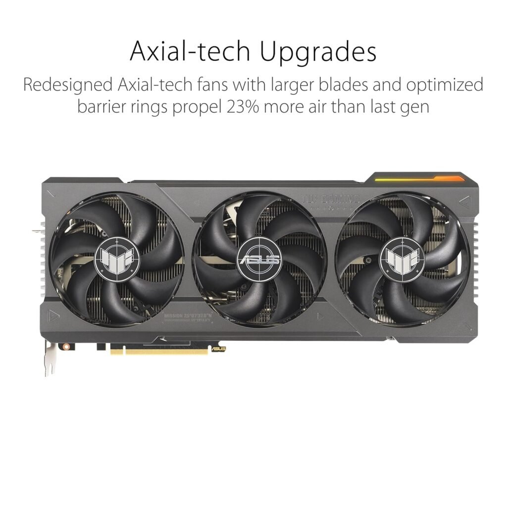 ASUS TUF Gaming NVIDIA GeForce RTX 4080 Super OC Edition Gaming Graphics Card (PCIe 4.0, 16GB GDDR6X, HDMI 2.1a, DisplayPort 1.4a)
