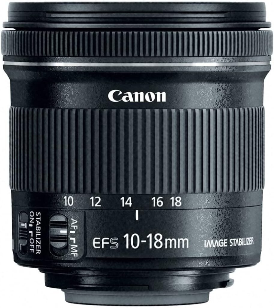 Canon EF-S 10-18mm f/4.5-5.6 is STM Lens, Lens Only