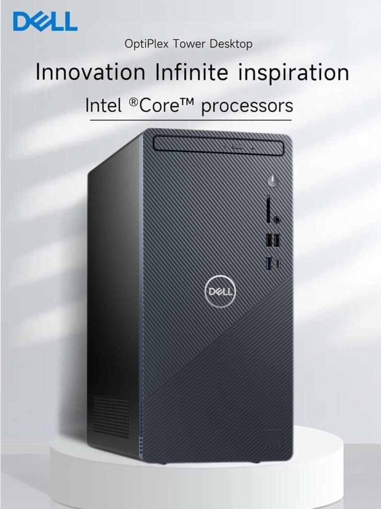 Dell Inspiron Intel Core i7-12700 Tower Desktop | 64GB RAM | 1TB SSD+1TB HDD | Intel UHD 770 Graphics | RJ45 | Wi-Fi + Bluetooth | Windows 11 Pro | Business  Home Use