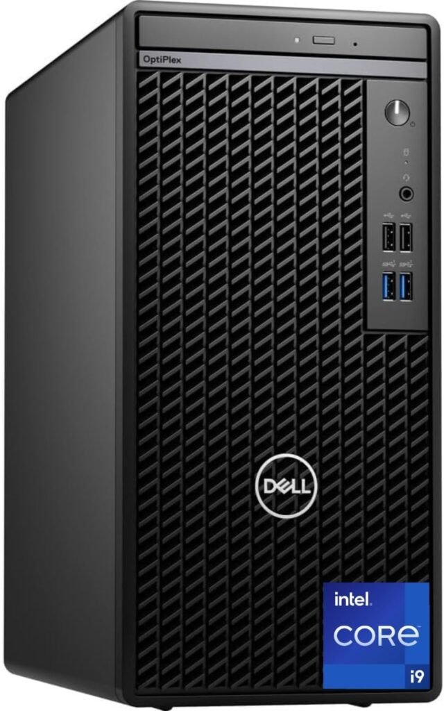 Dell Optiplex 7010 Tower Business Desktop, Intel i9-12900K Processor (up to 5.0 GHz), Intel UHD 770 Graphics, 64GB RAM, 2TB PCIe SSD, DVD-RW, DP Port, HDMI, Wi-Fi + Bluetooth, Windows 11 Pro