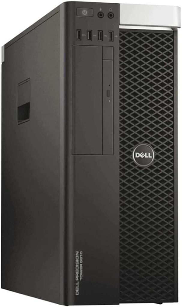 Dell Precision T5810 Gaming/Studio/Music Production Workstation, Intel E5-1650 v4 6-Core up to 4.0GHz, 32GB DDR4 RAM, 1TB NVMe M.2 SSD + 3TB, GTX 1060 4K VR Ready, USB 3.0 Windows 10 Pro (Renewed)