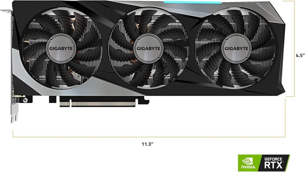 GIGABYTE GeForce RTX 3070 Gaming OC 8G (REV2.0) Graphics Card, 3X WINDFORCE Fans, LHR, 8GB 256-bit GDDR6, GV-N3070GAMING OC-8GD Video Card