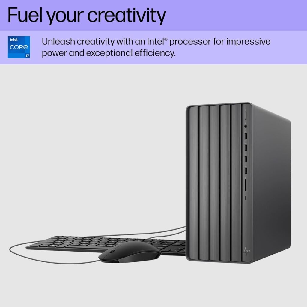 HP Envy Desktop PC, Intel Core i7-14700, 32 GB RAM, 1 TB SSD, Intel UHD Graphics 770, Windows 11 Pro, TE01-5002 (2024)