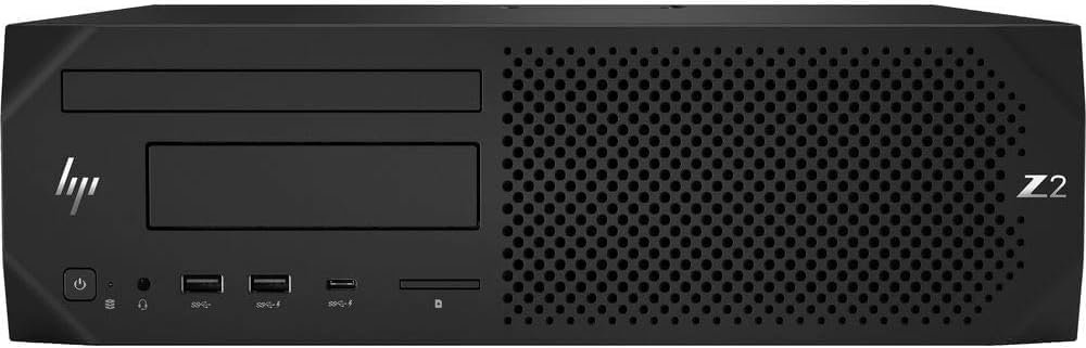 HP Z2 G4 SFF Workstation Desktop Computer, Intel Core i7-8700 3.2GHz, 16GB DDR4 RAM, 1TB SSD, Keyboard  Mouse, 2 DisplayPorts (4K Support), Windows 10 Pro(Renewed)