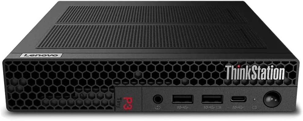 Lenovo ThinkStation P3 Tiny Workstation Mini Desktop (Intel i7-14700 vPro 20-Cores, T400 4GB, 64GB DDR5, 1TB PCIe SSD, WiFi 6, Bluetooth 5.2, 300W PSU, RJ-45, 1x DP; 3X mDP, HDMI, Win 11 Pro)
