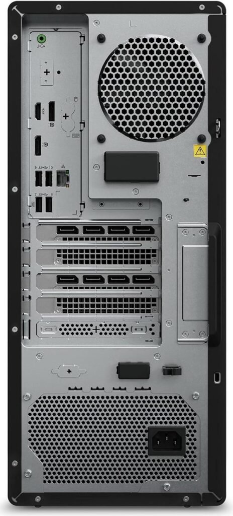 Lenovo ThinkStation P3 Tower Workstation with Intel Core i7-14700 vPro Processor, 32GB RAM, 1TB SSD, NVIDIA T1000 8GB Graphics, Wi-Fi 6E, and Windows 11 Pro
