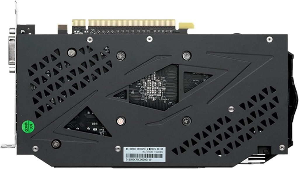 maxsun AMD Radeon RX 580 8GB 2048SP GDDR5 Computer Video Graphics Card GPU for PC Gaming 256-Bit DirectX 12 DVI, HDMI, DisplayPort Multi Monitors Extend (White)