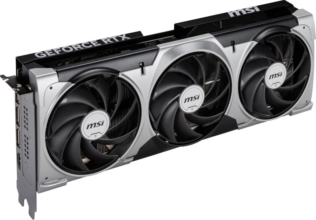 MSI Gaming RTX 5070 Ti 16G Ventus 3X OC Graphics Card (16GB GDDR7, 256-bit, Extreme Performance: 2497 MHz, DisplayPort x 3 2.1a, HDMI 2.1b, NVIDIA Blackwell Architecture)