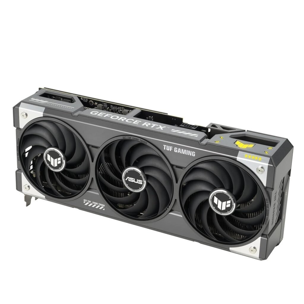 ASUS TUF Gaming GeForce RTX ™ 5070 Ti 16GB GDDR7 OC Edition Gaming Graphics Card (PCIe® 5.0, HDMI®/DP 2.1, 3.125-slot, Military-Grade Components, Protective PCB Coating, axial-tech Fans)