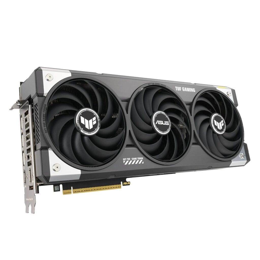 ASUS TUF Gaming GeForce RTX ™ 5070 Ti 16GB GDDR7 OC Edition Gaming Graphics Card (PCIe® 5.0, HDMI®/DP 2.1, 3.125-slot, Military-Grade Components, Protective PCB Coating, axial-tech Fans)