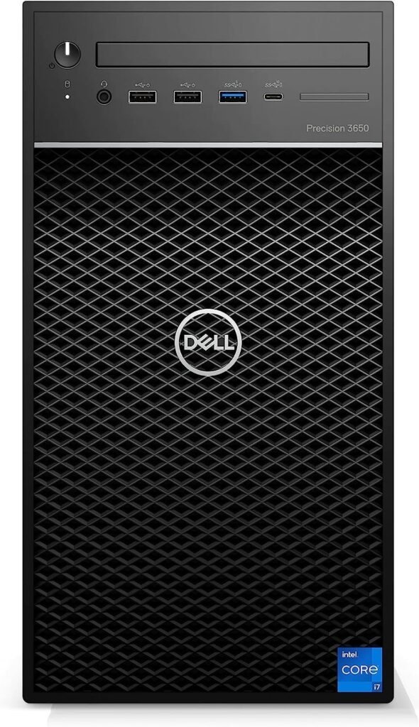Dell Precision 3650 Desktop Tower Workstation Intel Core i7-11700 (8-Core) 32GB RAM 512GB PCIe SSD Dual (2) NVIDIA Quadro T1000 Windows 10 PRO