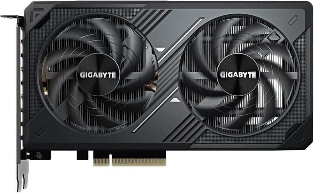 GIGABYTE GeForce RTX 5060 WINDFORCE OC 8G Graphics Card, 8GB 128-bit GDDR7, PCIe 5.0, WINDFORCE Cooling System, GV-N5060WF2OC-8GD Video Card