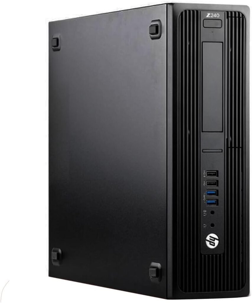 HP Z240 SFF Computer Premium Workstation Desktop PC, Intel Core i7-6700 3.40GHz Processor, | 32GB Ram, 1TB SSD | WiFi  Bluetooth, HDMI, Windows 10 Pro (Renewed)