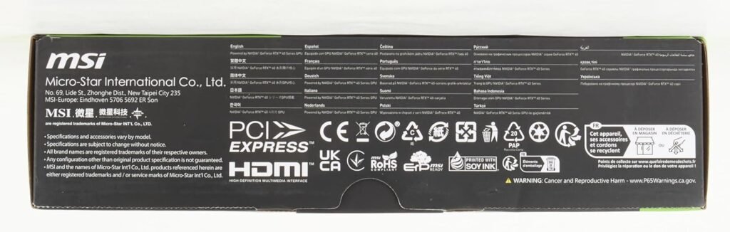 MSI GeForce RTX 4060 Ventus 2X Black 8G OC Gaming Graphics Card - 8GB GDDR6X, PCI Express Gen 4, 128-bit, 3X DP v 1.4a, HDMI 2.1a (Supports 4K  8K HDR)