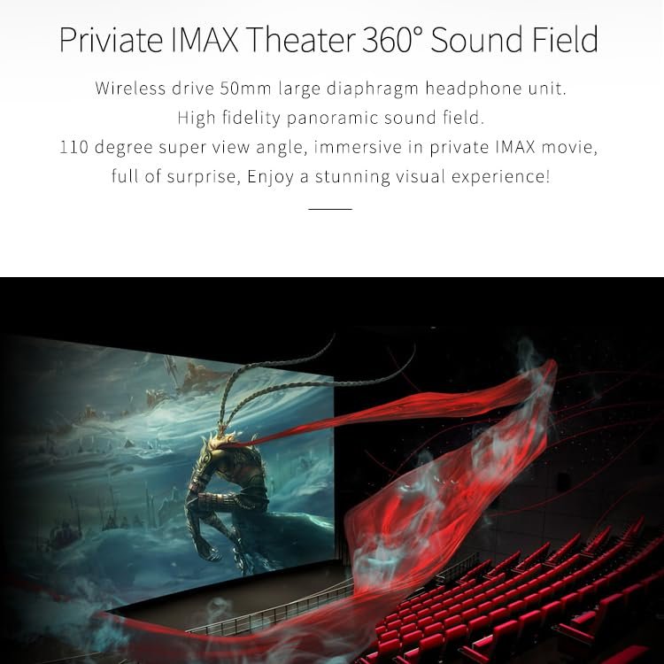3D Glasses Virtual Reality VR for Smartphone Google Cardboard, Wireless Bluetooth VR Headset Helmet Stereo for Android iOS iPhone 12 11 Pro Max Mini X R S 8 7 Samsung 4.7-6.2 Phone (White)