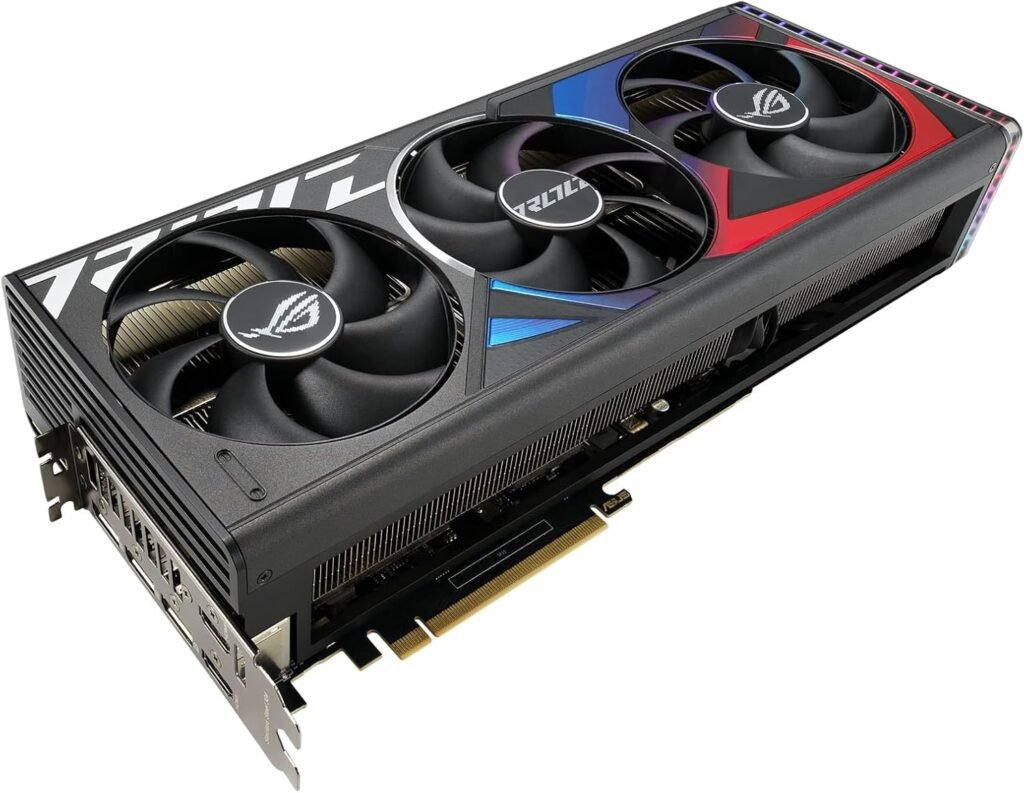 ASUS ROG Strix GeForce RTX 4090 24GB OC Edition Gaming Graphics Card (DLSS 3, PCIe 4.0, 24GB GDDR6X, HDMI 2.1a, DisplayPort 1.4a, ROG-STRIX-RTX4090-O24G-GAMING)