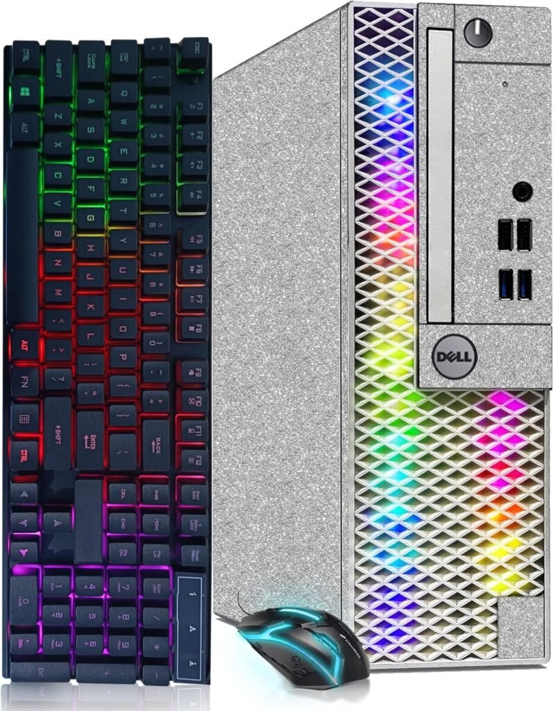 Dell OptiPlex 7050 Desktop Computer PC, Intel Core i5 7500 3.40GHz 16GB DDR4 RAM, 1TB SSD, Built-in Wi-Fi, Bluetooth, Windows 11 Pro, 4K Support HD Graphics 630 (Renewed)