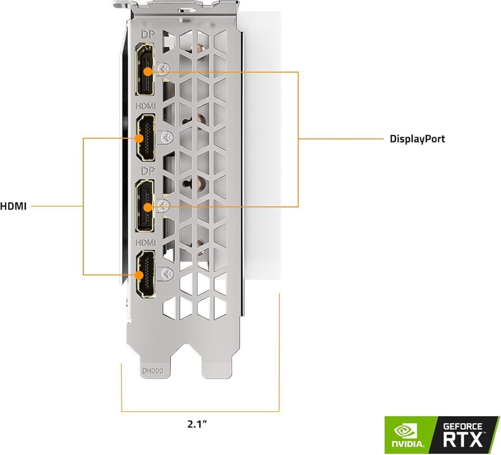 GIGABYTE GeForce RTX 3070 Ti Vision OC 8G Graphics Card, WINDFORCE 3X Cooling System, 8GB 256-bit GDDR6X, GV-N307TVISION OC-8GD Video Card