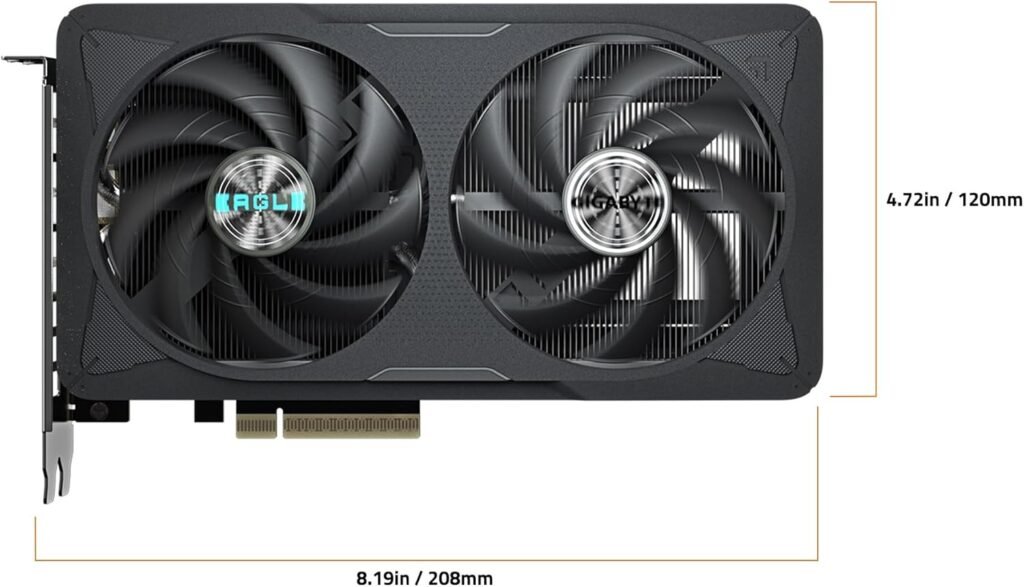 GIGABYTE GeForce RTX 4060 Gaming OC 8G Graphics Card, 3X WINDFORCE Fans, 8GB 128-bit GDDR6, GV-N4060GAMING OC-8GD Video Card