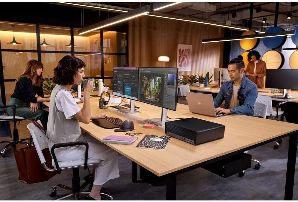 HP Elite 600 G9 SFF Business Desktop Computer, Latest 16-core Intel Core i7-13700 Processor, 32GB DDR5, 1TB PCIe SSD, Support Triple 4K Display, USB-C, HDMI, RJ-45, Wi-Fi, Wired KBMouse, Win11 Pro