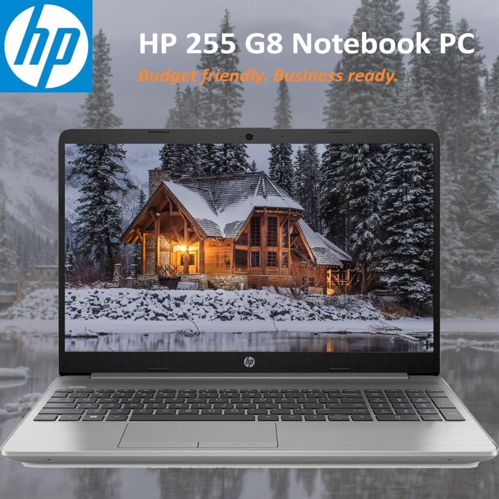 HP Essential 255 G8 15.6 Business Laptop, 15.6 FHD Display, AMD Ryzen 5 5500U, 16GB RAM, 512GB SSD, Webcam, RJ-45, Bluetooth, SD Card Reader, HDMI, Wi-Fi 6, Windows 11 Pro, Grey