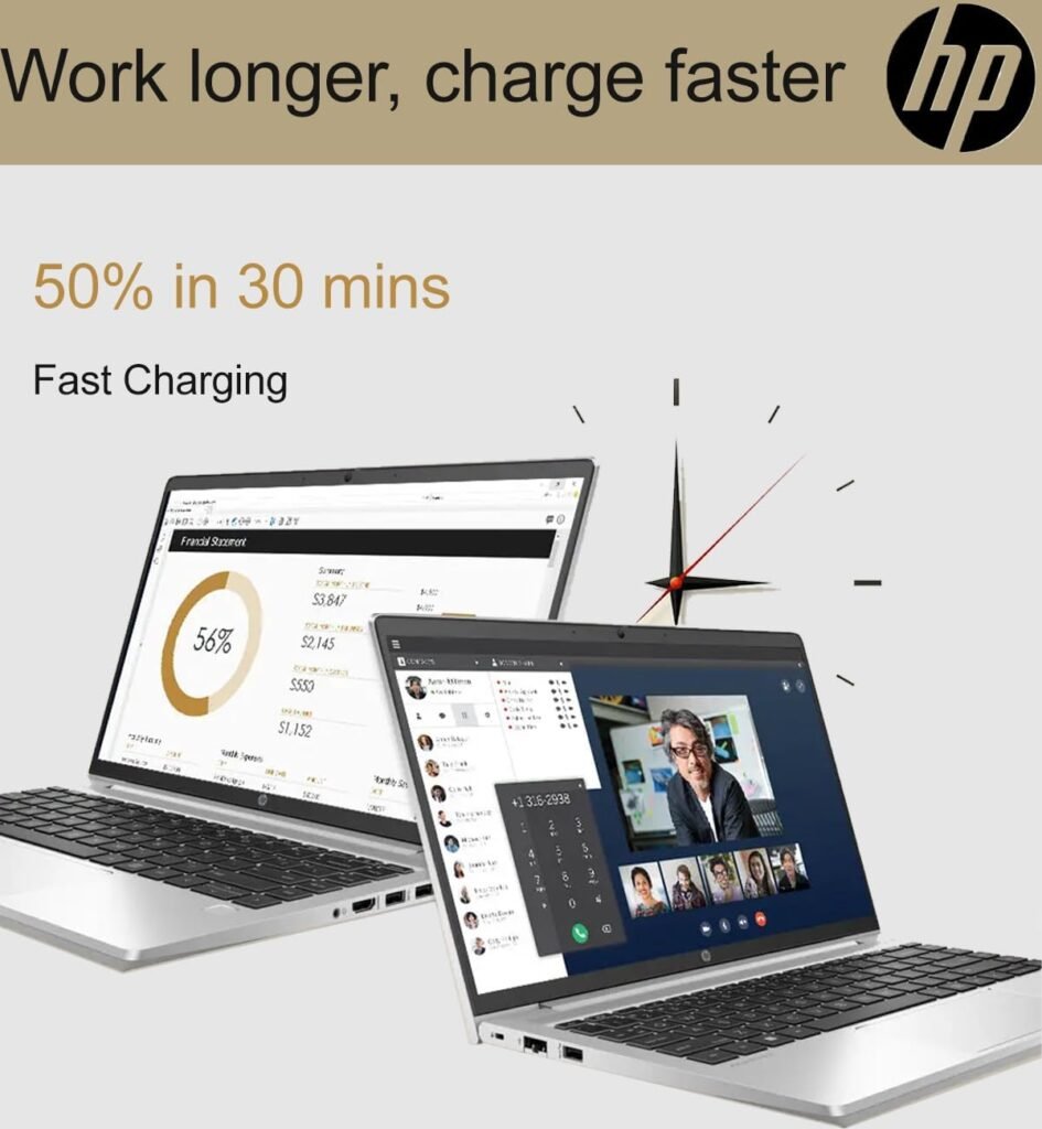 HP Latest ProBook 445 G9 Business Laptop (14 FHD Touchscreen, 16GB RAM, 512GB SSD, AMD Ryzen 7 5825U ( Intel i7-1165G7)) FP, IR Webcam, Ethernet, Wolf Pro Security, Win 11 Pro w/Copilot, Silver