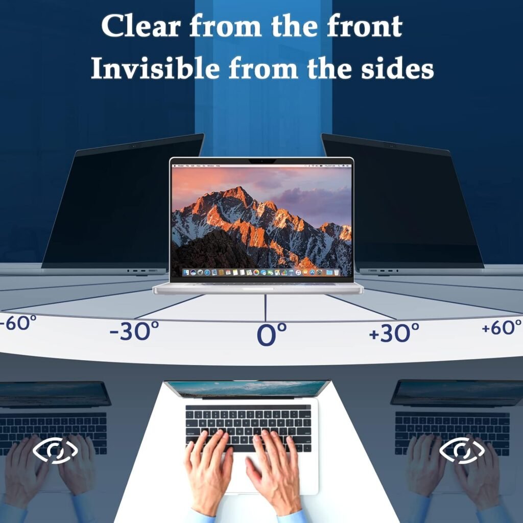 IPROKKO 【2 Pack】 27 inch Anti-Blue Light monitor Screen Protector for 16:9 Widescreen,Removable Anti Glare Blue Light Blocking Screen Filter，LED PC Anti-UV Eye Protection Filter Film