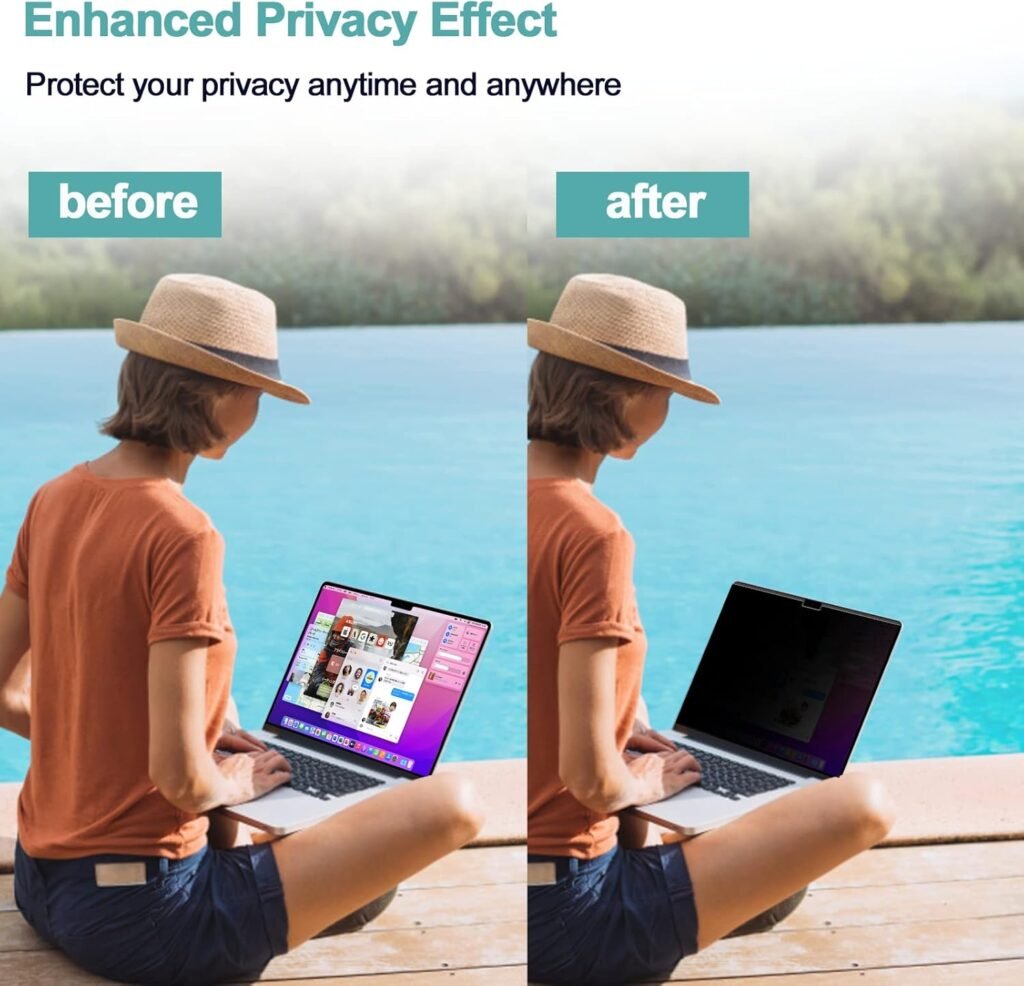 IPROKKO 【2 Pack】 27 inch Anti-Blue Light monitor Screen Protector for 16:9 Widescreen,Removable Anti Glare Blue Light Blocking Screen Filter，LED PC Anti-UV Eye Protection Filter Film