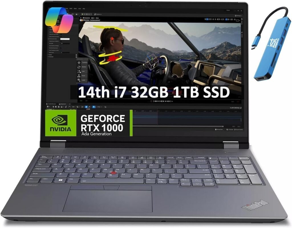 Lenovo ThinkPad Mobile Workstation 16 FHD+, Intel 20-Core i7-14700HX