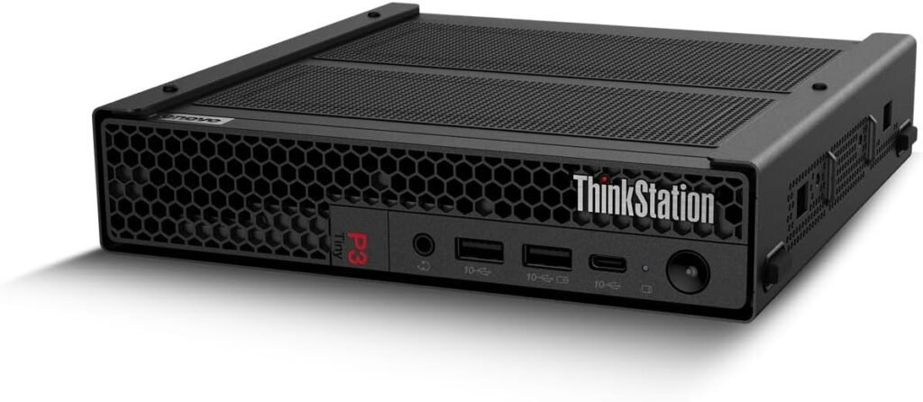 Lenovo ThinkStation P3 Tiny Workstation with Intel Core i9-14900 vPro Processor, 64GB RAM, 1TB SSD, NVIDIA T1000 8GB Graphics, WiFi 6, Windows 11 Pro, and 1 Year Onsite Warranty