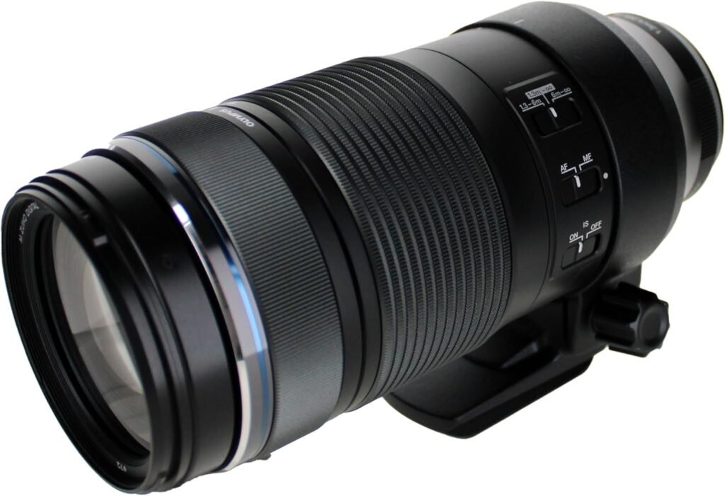Olympus M.Zuiko Digital ED 100-400mm f/5-6.3 is Lens (V315070BU000) Bundle Including: 3 Piece Filter Kit, Flexible Tripod, Cap Keeper, Full Cleaning Kit