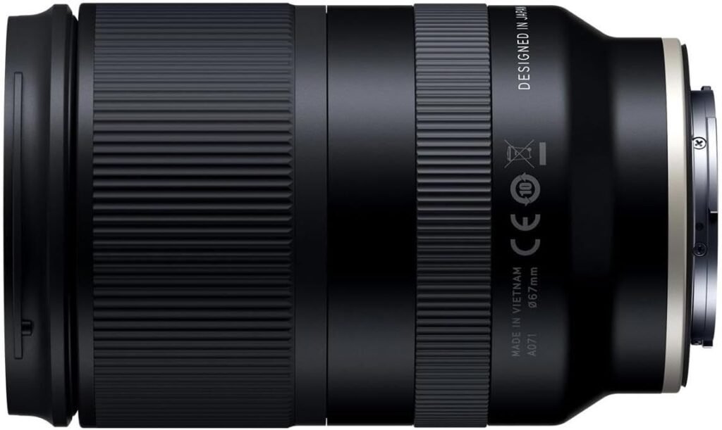 Tamron 28-200 F/2.8-5.6 Di III RXD for Sony Mirrorless Full Frame/APS-C E-Mount, Model Number: AFA071S700, Black